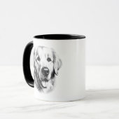 Drawing Golden Retriever Tasse (Vorderseite Links)