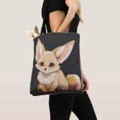 Drawing of a Fennec, Desert Fox, in Cartoon style Tasche (Von Nahem)