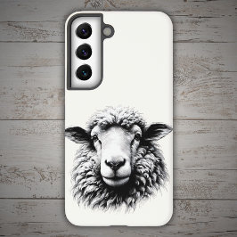 Drawing of a Sheep’s Head Samsung Galaxy Hülle