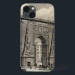Drawing of Gate Saint-Denis Monument Case-Mate iPhone Hülle<br><div class="desc">Great drawing of Gate Saint-Denis, French monument monument located in the city of Paris. Built in 1672 to replace a gate in the city wall this drawing depicts the triumphal arch in its early days. This would make a great gift for someone who likes to travel or enjoys French culture....</div>