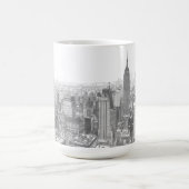 Drawing of New York City Landscape Kaffeetasse (Mittel)
