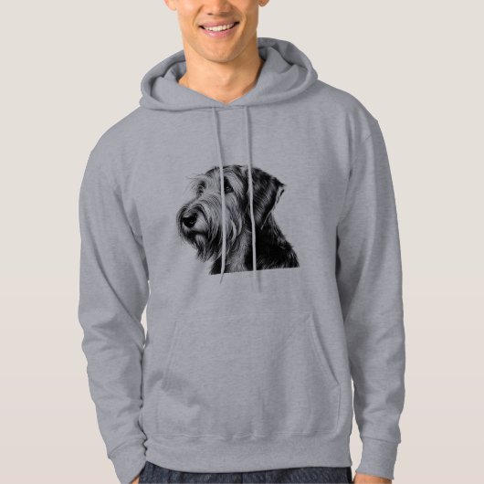 Drawing Otterhound Hoodie (Vorderseite)