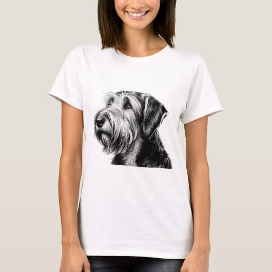 Drawing Otterhound T-Shirt (Vorderseite)