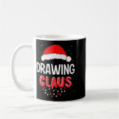 Drawing Santa Claus Christmas Matching Costume Kaffeetasse (Links)
