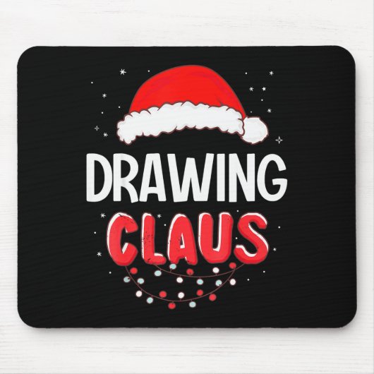 Drawing Santa Claus Christmas Matching Costume  Mousepad (Vorne)