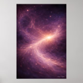 Drawn Together – Dreamy Celestial Love Art Poster (Vorne)