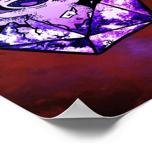 Draxolotyl Hatchling Poster (Ecke)