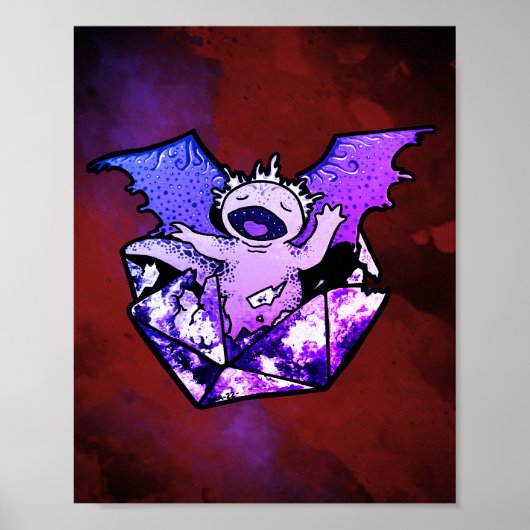 Draxolotyl Hatchling Poster (Vorne)