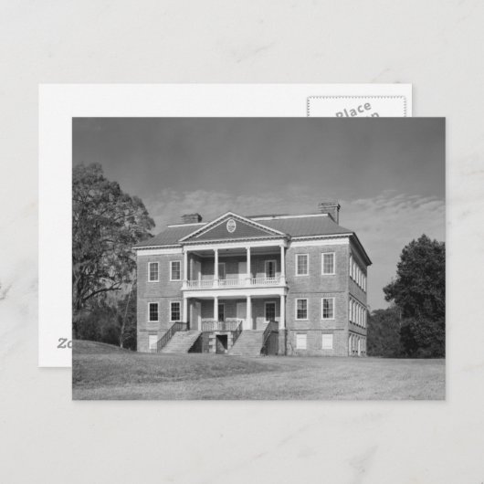 Drayton Hall Plantation, Charleston SC Postcard Postkarte (Vorne/Hinten)