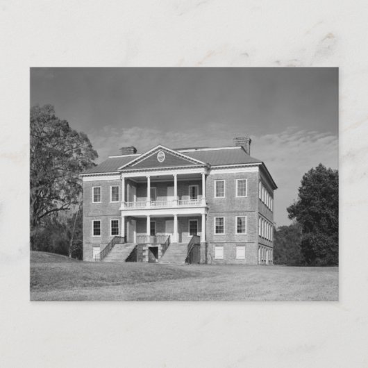 Drayton Hall Plantation, Charleston SC Postcard Postkarte (Vorderseite)