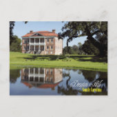 Drayton Hall, South Carolina Postkarte (Vorderseite)