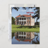 Drayton Hall, South Carolina Postkarte (Vorne/Hinten)