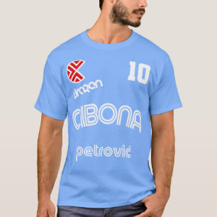 Drazen Petrovic Retro Croatia Basketball Jersey T-Shirt