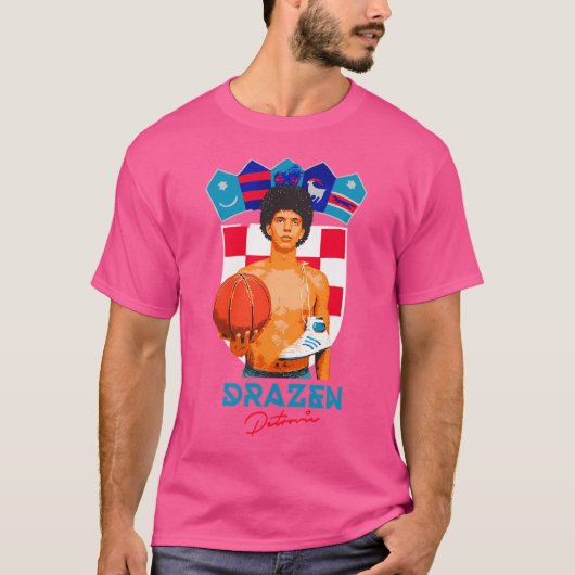 Drazen Petrovic T-Shirt (Vorderseite)