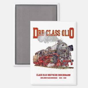 DRB-Baureihe 01.10 Dampflok. Deutsche Reichsbahn Magnet
