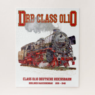 DRB-Baureihe 01.10 Dampflok. Deutsche Reichsbahn Puzzle