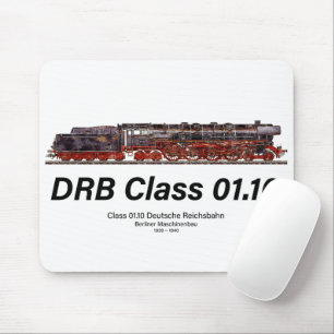 DRB-Baureihe 01.10 Deutsche Reichsbahn-Dampflok Mousepad