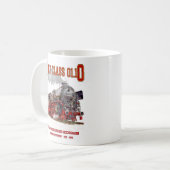 DRB Class 01.10 Steam Train. Deutsche Reichsbahn Kaffeetasse (Vorderseite Links)