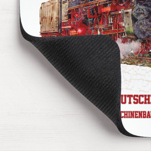 DRB Class 01.10 Steam Train. Deutsche Reichsbahn Mousepad (Ecke)