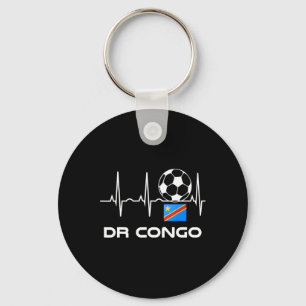 Drc Fußballtrikot-Shirt Demokratische Republik Der Schlüsselanhänger