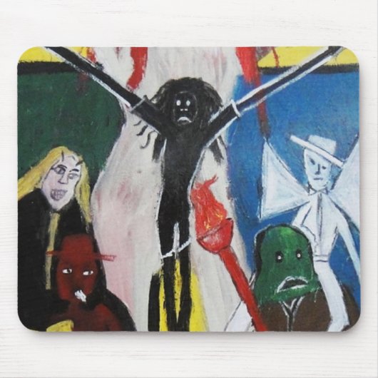 DREAD AS RED HEAD JESUS MOUSEPAD (Vorne)