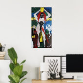 DREAD AS RED HEAD JESUS POSTER (Heimbüro)
