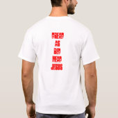 DREAD AS RED HEAD JESUS T-Shirt (Rückseite)