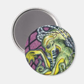 Dread Cthulhu Round Magnet (Vorderseite/Rückseite)