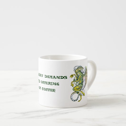 Dread Cthulhu Tasse Espresso Style 2 (Vorderseite Rechts)