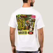 DREAD LOCK RASTA JMT Men's Basic T - Shirt (Rückseite)