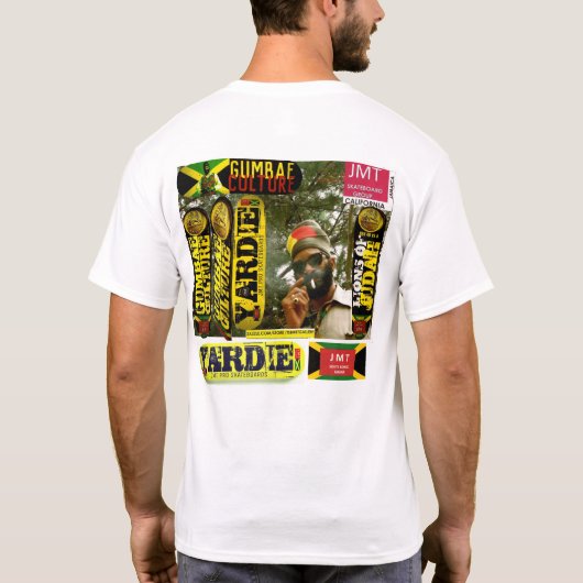 DREAD LOCK RASTA JMT Men's Basic T - Shirt (Rückseite)