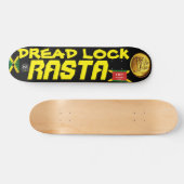 DREAD LOCK RASTA OFFIZIELL 7 3/4" Skateboarddecke Skateboard (Horizontal)