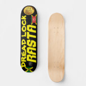 DREAD LOCK RASTA OFFIZIELL 7 3/4" Skateboarddecke Skateboard (Vorderseite)