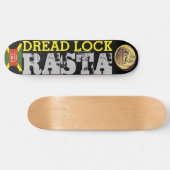 DREAD LOCK RASTA Skateboard (Horizontal)