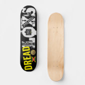 DREAD LOXS Skateboard, 7¾ Zoll Deck Skateboard (Vorderseite)