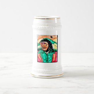 Dread-Profil Zeichnend Bierglas