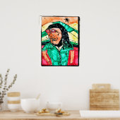 Dread-Profil Zeichnend Poster (Küche)