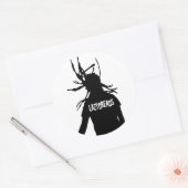 Dreadfan Runder Aufkleber (Umschlag)