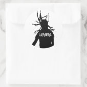 Dreadfan Runder Aufkleber (Tasche)