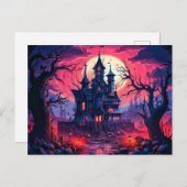 Dreadful Haunted Mansion After Dark Postkarte (Vorne/Hinten)