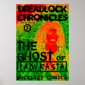 DREADLOCK CHRONICLES THE GHOST VON LADY RASTA POSTER