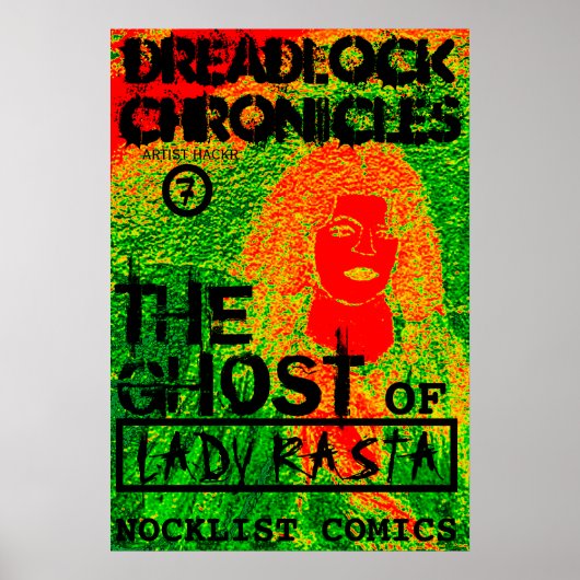 DREADLOCK CHRONICLES THE GHOST VON LADY RASTA POSTER (Vorne)
