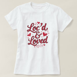 Dreadlock-Erbe Valentinstag Haar-Liebe T-Shirt