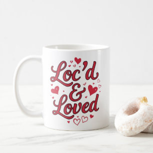 Dreadlock-Erbe Valentinstag Haar-Liebe-Tasse Kaffeetasse