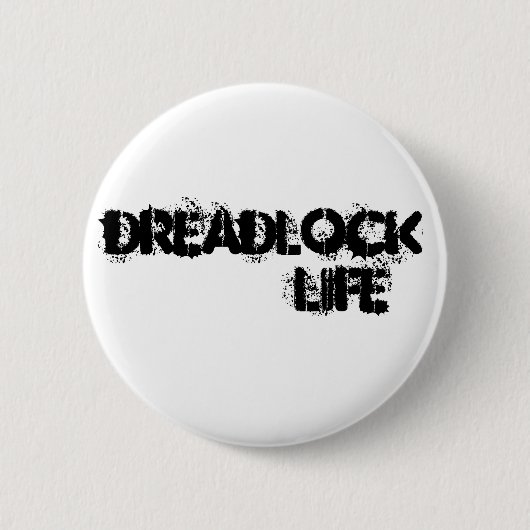 DREADLOCK LEBEN Button (Vorderseite)
