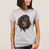 Dreadlocks Frau T-Shirt (Vorderseite)