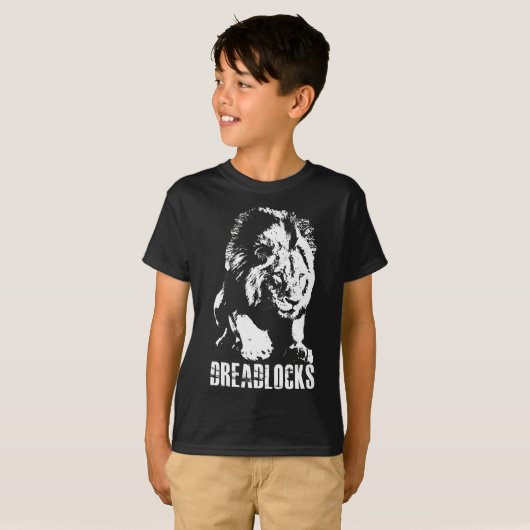 Dreadlocks Mapogo Lion von Sabi Sands T-Shirt (Vorne ganz)