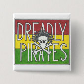DREADLY PIRATEN-FLAGGE BUTTON (Vorderseite)