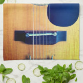 Dreadnought Acoustic 6-String Guitar Artist Design Geschirrtuch (Gefaltet)