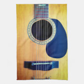 Dreadnought Acoustic 6-String Guitar Artist Design Geschirrtuch (Vertikal)